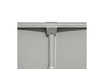 Bestway Hydrium Terässeinäallas Ovaali 5 x 3,6 m Harmaa - Harmaa - Piha & ulkoaltaat - Uima-allas, poreallas & sauna - Uima-allas - Maanpinta-allas