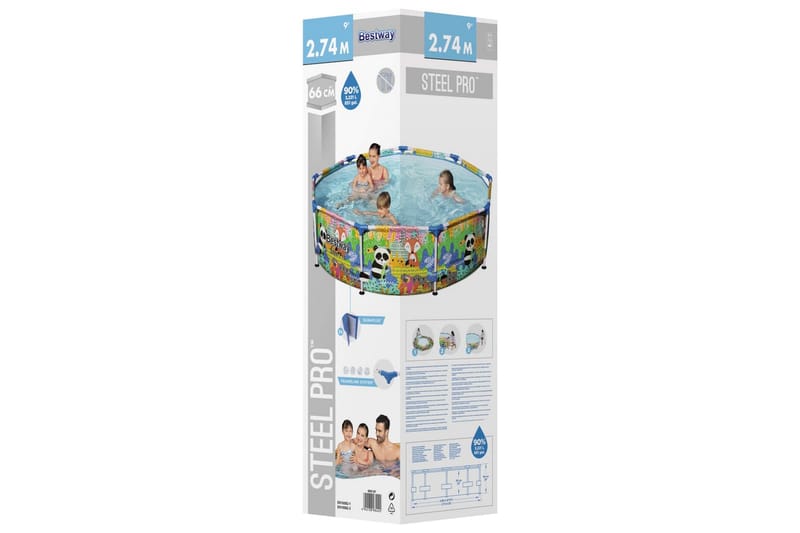 Bestway Steel Pro MAX Uima-allas 274x66 cm - Piha & ulkoaltaat - Uima-allas, poreallas & sauna - Uima-allas
 - Maanpinta-allas