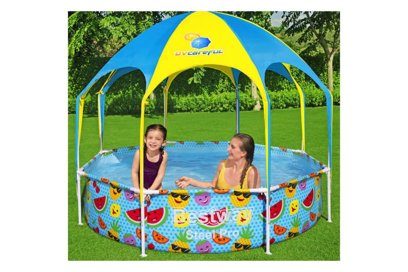 Bestway Steel Pro UV Careful Lasten maanpäällinen uima-allas - Piha & ulkoaltaat - Uima-allas, poreallas & sauna - Uima-allas
 - Maanpinta-allas