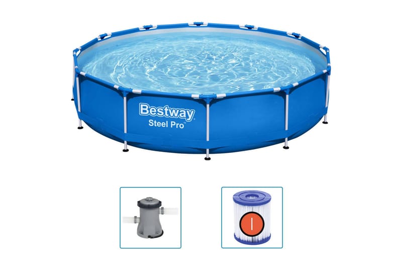 Bestway Steel Pro runkouima-allas 366x76 cm - Piha & ulkoaltaat - Uima-allas, poreallas & sauna - Uima-allas
 - Maanpinta-allas