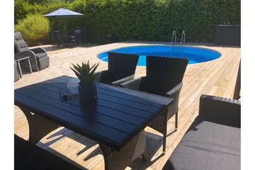 Maanpäälliset uima-altaat Planet Pool Planet Pool terässeinäallas Premium pyöreä 4,2x1,5 m upotettava L:Pe Grå - Piha & ulkoaltaat - Uima-allas, poreallas & sauna - Uima-allas - Maanpinta-allas