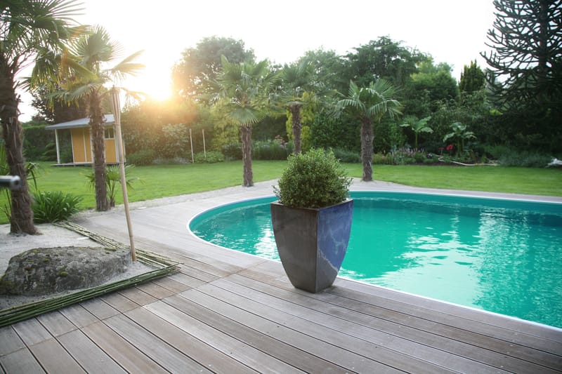 Terässeinäallas Premium Soikea 8,0x4,2x1,5m Upotettava - Planet Pool - Piha & ulkoaltaat - Uima-allas, poreallas & sauna - Uima-allas
 - Maanpinta-allas