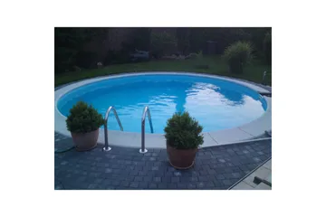 Teräspaneeliallas Planet Pool Premium Pyöreä Ø 3,5 m, Persia Sininen, 1,2 m - Ø 3,5 m, Persia Sininen, 1,2 m - Piha & ulkoaltaat - Uima-allas, poreallas & sauna - Uima-allas - Maanpinta-allas