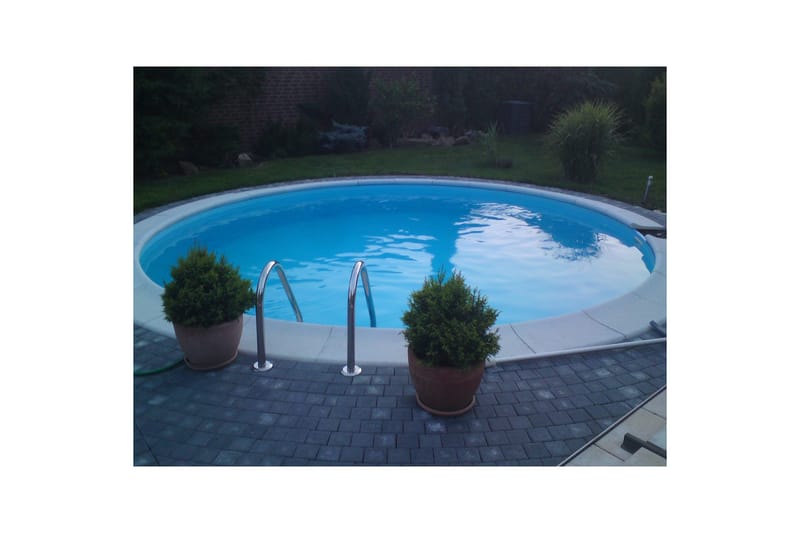 Teräspaneeliallas Planet Pool Premium Pyöreä Ø 3,5 m, Persia Sininen, 1,2 m - Ø 3,5 m, Persia Sininen, 1,2 m - Piha & ulkoaltaat - Uima-allas, poreallas & sauna - Uima-allas
 - Maanpinta-allas