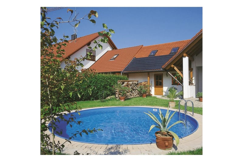 Teräspaneeliallas Planet Pool Premium Pyöreä Ø 3,5 m, Persia Sininen, 1,2 m - Ø 3,5 m, Persia Sininen, 1,2 m - Piha & ulkoaltaat - Uima-allas, poreallas & sauna - Uima-allas
 - Maanpinta-allas