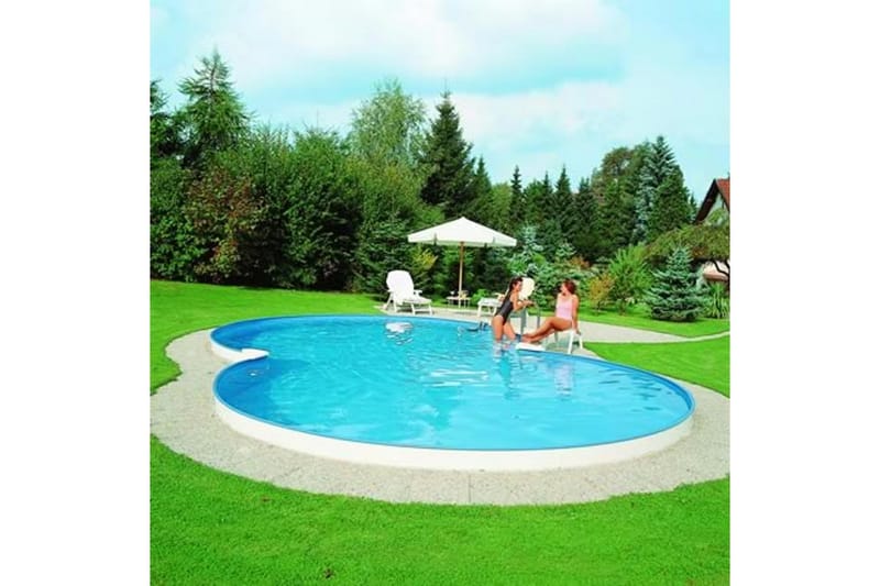 Teräspaneeliallas Planet Pool Ensiluokkainen Kahdeksankulmainen 5,25 x 3,2 m, Sininen - 5,25 x 3,2 m, Sininen - Piha & ulkoaltaat - Uima-allas, poreallas & sauna - Uima-allas
 - Maanpinta-allas