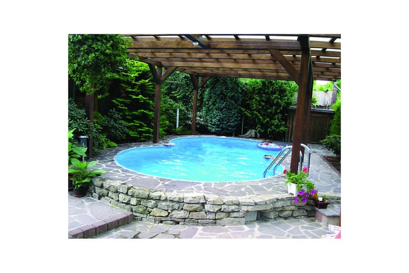 Teräspaneeliallas Planet Pool Ensiluokkainen Kahdeksankulmainen 5,25 x 3,2 m, Sininen - 5,25 x 3,2 m, Sininen - Piha & ulkoaltaat - Uima-allas, poreallas & sauna - Uima-allas
 - Maanpinta-allas