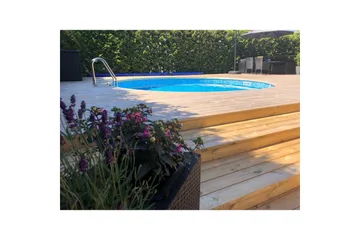 Teräspaneeliallas Planet Pool Premium Pyöreä Ø 3,5 m, Persia Sininen, 1,2 m - Ø 3,5 m, Persia Sininen, 1,2 m - Piha & ulkoaltaat - Uima-allas, poreallas & sauna - Uima-allas - Maanpinta-allas