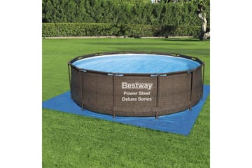 Bestway Uima-altaan aluskangas Flowclear 396x396 cm - Piha & ulkoaltaat - Uima-allas, poreallas & sauna - Uima-allastarvikkeet & poreallastarvikkeet - Allassuojat & -vuorit