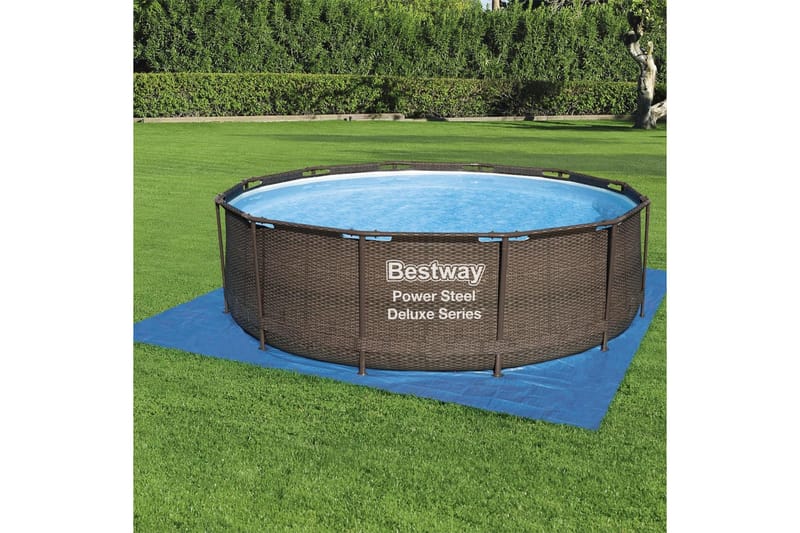 Bestway Uima-altaan aluskangas Flowclear 396x396 cm - Piha & ulkoaltaat - Uima-allas, poreallas & sauna - Uima-allastarvikkeet & poreallastarvikkeet - Allassuojat & -vuorit