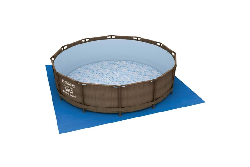 Bestway Uima-altaan aluskangas Flowclear 396x396 cm - Piha & ulkoaltaat - Uima-allas, poreallas & sauna - Uima-allastarvikkeet & poreallastarvikkeet - Allassuojat & -vuorit