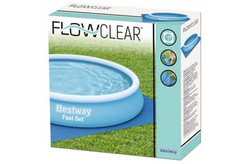 Bestway Uima-altaan aluskangas Flowclear 396x396 cm - Piha & ulkoaltaat - Uima-allas, poreallas & sauna - Uima-allastarvikkeet & poreallastarvikkeet - Allassuojat & -vuorit
