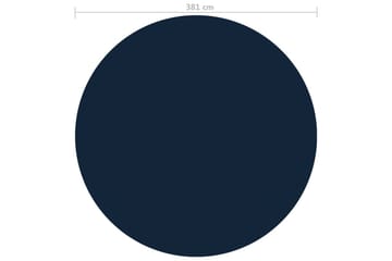 Kelluva uima-altaan PE-aurinkoenergiakalvo 381 cm sinimusta - Musta - Piha & ulkoaltaat - Uima-allas, poreallas & sauna - Uima-allastarvikkeet & poreallastarvikkeet - Allassuojat & -vuorit