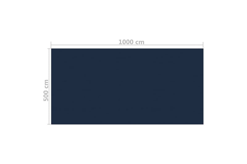Kelluva uima-altaan PE-aurinkoenergiakalvo 1000x500cm - Musta - Piha & ulkoaltaat - Uima-allas, poreallas & sauna - Uima-allastarvikkeet & poreallastarvikkeet - Allassuojat & -vuorit