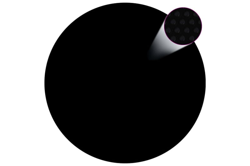 Kelluva uima-altaan PE-aurinkoenergiakalvo 417 cm sinimusta - Musta - Piha & ulkoaltaat - Uima-allas, poreallas & sauna - Uima-allastarvikkeet & poreallastarvikkeet - Allassuojat & -vuorit