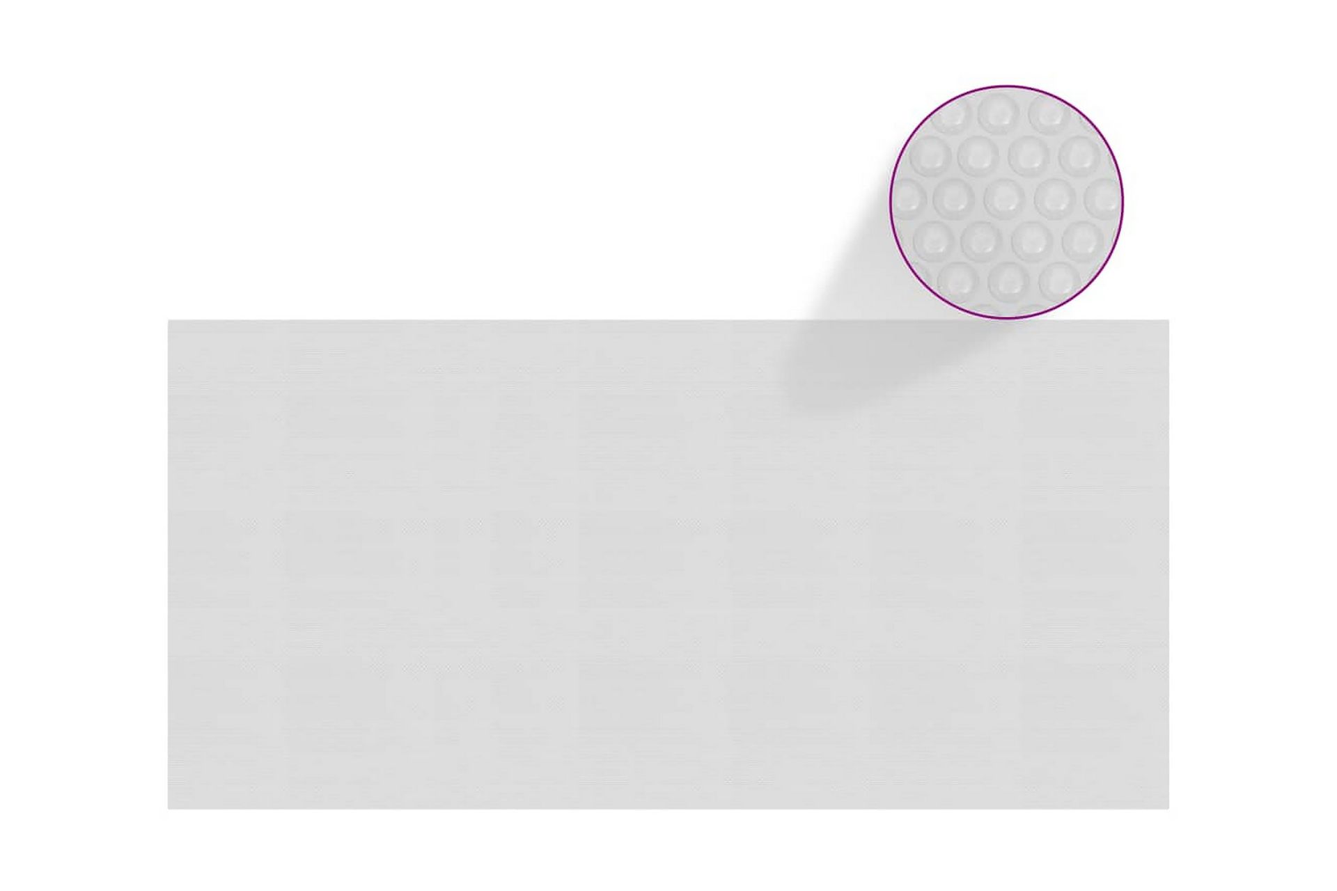 Kelluva uima-altaan PE-aurinkoenergiakalvo 450x220 cm harmaa - Harmaa - Piha & ulkoaltaat - Uima-allas, poreallas & sauna - Uima-allastarvikkeet & poreallastarvikkeet - Allassuojat & -vuorit