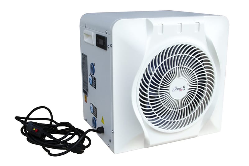 Uima-altaan lämpöpumppu 5 kW maanpäälliseen altaaseen | Splash – Valkoinen - Valkoinen - Piha & ulkoaltaat - Uima-allas, poreallas & sauna - Uima-allastarvikkeet & poreallastarvikkeet - Altaan lämmitys - Uima-altaan lämmitin