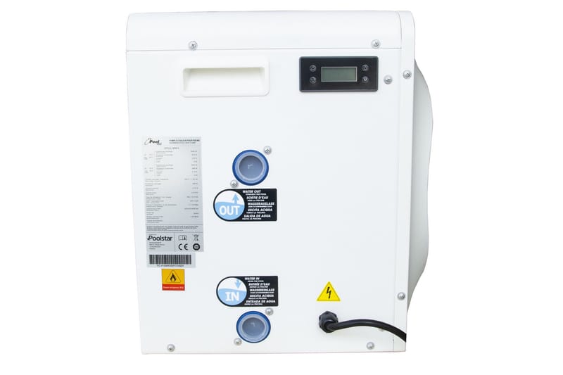 Uima-altaan lämpöpumppu 5 kW maanpäälliseen altaaseen | Splash – Valkoinen - Valkoinen - Piha & ulkoaltaat - Uima-allas, poreallas & sauna - Uima-allastarvikkeet & poreallastarvikkeet - Altaan lämmitys - Uima-altaan lämmitin