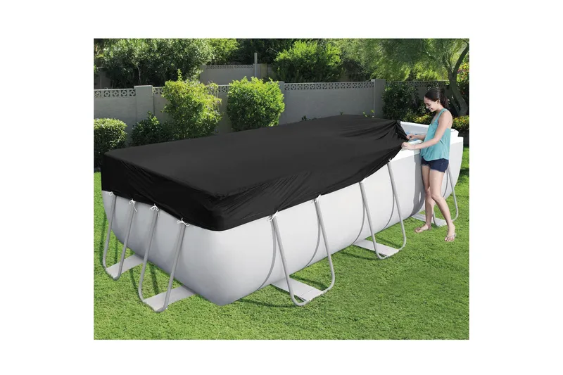 Allassuoja Flowclear™ 2,82x1,96 m Musta - Bestway - Piha & ulkoaltaat - Uima-allas, poreallas & sauna - Uima-allastarvikkeet & poreallastarvikkeet - Altaan suojaaminen - Uima-altaan suojapeite & allaspeite