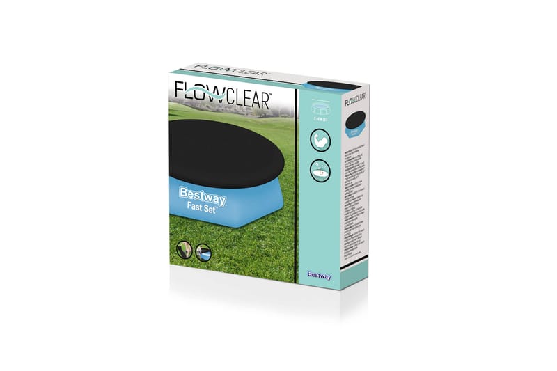 Allassuoja Flowclear™ 3,66 m Musta - Bestway - Piha & ulkoaltaat - Uima-allas, poreallas & sauna - Uima-allastarvikkeet & poreallastarvikkeet - Altaan suojaaminen - Uima-altaan suojapeite & allaspeite