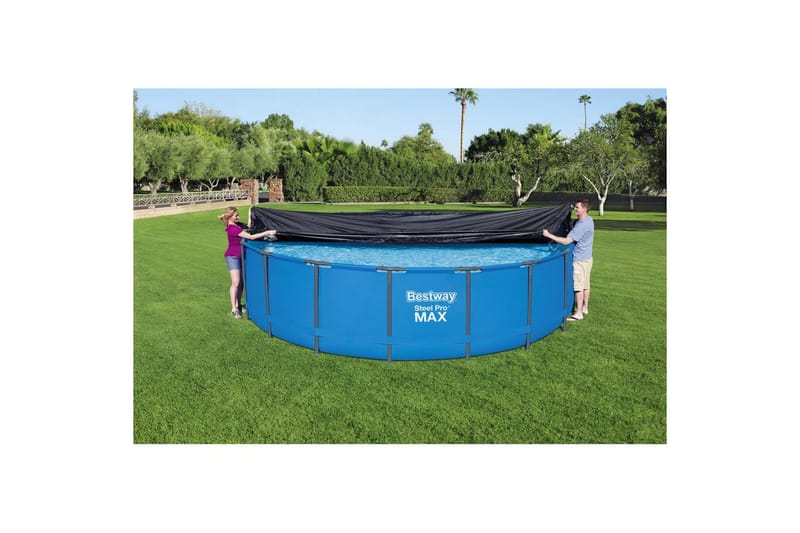 Allassuoja Planet Pool Fast Set Ø 5,5 m - Ø 5,5 m - Piha & ulkoaltaat - Uima-allas, poreallas & sauna - Uima-allastarvikkeet & poreallastarvikkeet - Altaan suojaaminen - Uima-altaan suojapeite & allaspeite