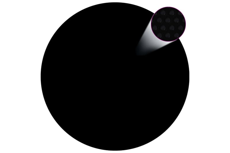Kelluva uima-altaan PE-aurinkoenergiakalvo 210 cm sinimusta - Musta - Piha & ulkoaltaat - Uima-allas, poreallas & sauna - Uima-allastarvikkeet & poreallastarvikkeet - Allassuojat & -vuorit