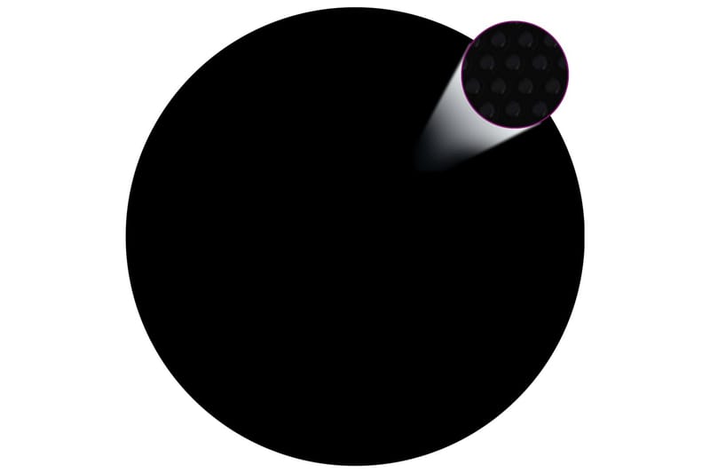 Kelluva uima-altaan PE-aurinkoenergiakalvo 549 cm sinimusta - Musta - Piha & ulkoaltaat - Uima-allas, poreallas & sauna - Uima-allastarvikkeet & poreallastarvikkeet - Allassuojat & -vuorit