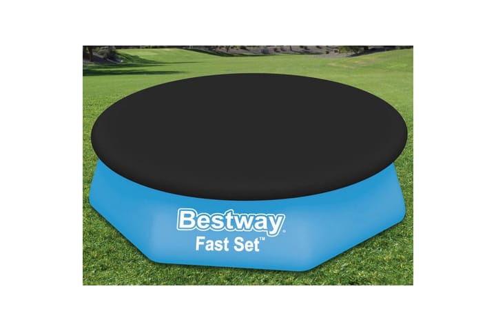 Bestway Flowclear Fast Set uima-altaan suoja 240 cm - Musta - Muut uima-allastarvikkeet - Uima-altaan suojapeite & allaspeite
