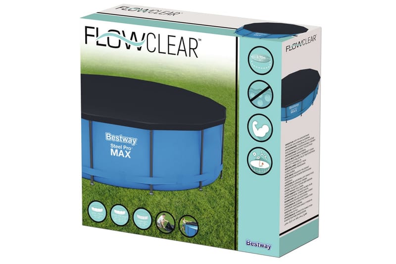 Bestway Uima-altaan suoja Flowclear 366 cm - Muut uima-allastarvikkeet - Uima-altaan suojapeite & allaspeite