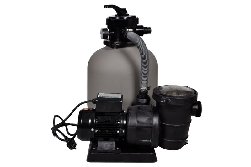 Hiekkasuodatinpumput 2 kpl 600 W 17 000 l/h - Harmaa - Piha & ulkoaltaat - Uima-allas, poreallas & sauna - Uima-allastarvikkeet & poreallastarvikkeet - Muut uima-allastarvikkeet