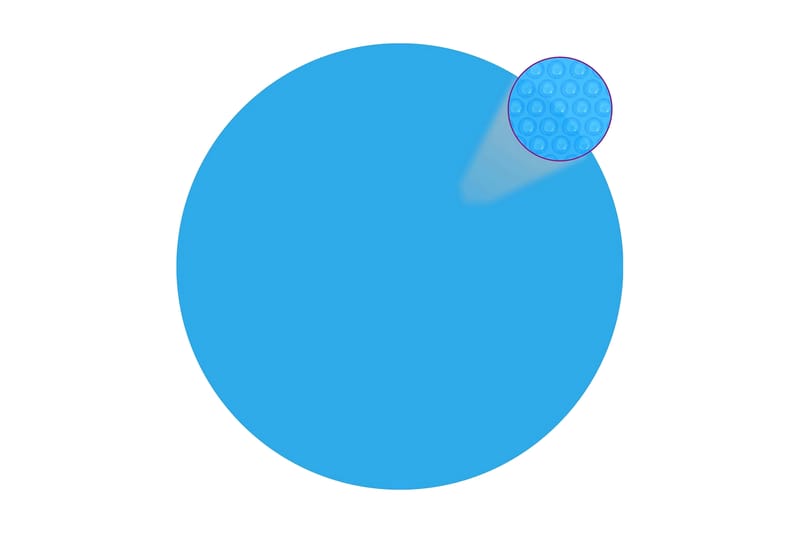 Pyöreä Uima-altaan Suoja 488 cm PE Sininen - Sininen - Muut uima-allastarvikkeet - Uima-altaan suojapeite & allaspeite