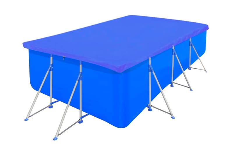 Suorakaiteen Muotoinen Uima-altaan Suoja PE 90 g/sqm - Sininen - Piha & ulkoaltaat - Uima-allas, poreallas & sauna - Uima-allastarvikkeet & poreallastarvikkeet - Muut uima-allastarvikkeet
