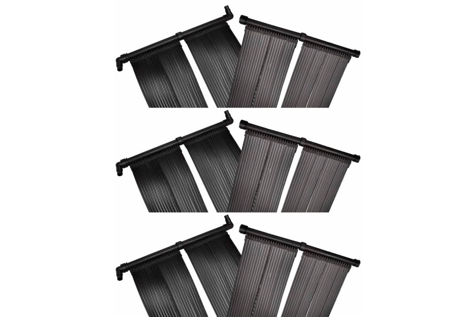 Uima-altaan lämmitin aurinkoenergiapaneelit 6 kpl 80x620 cm - Piha & ulkoaltaat - Uima-allas, poreallas & sauna - Uima-allastarvikkeet & poreallastarvikkeet - Muut uima-allastarvikkeet