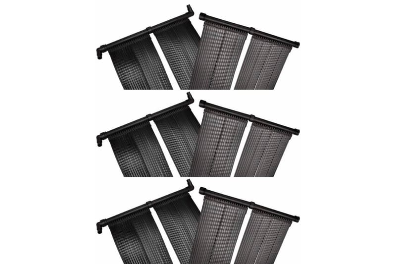 Uima-altaan lämmitin aurinkoenergiapaneelit 6 kpl 80x620 cm - Piha & ulkoaltaat - Uima-allas, poreallas & sauna - Uima-allastarvikkeet & poreallastarvikkeet - Muut uima-allastarvikkeet
