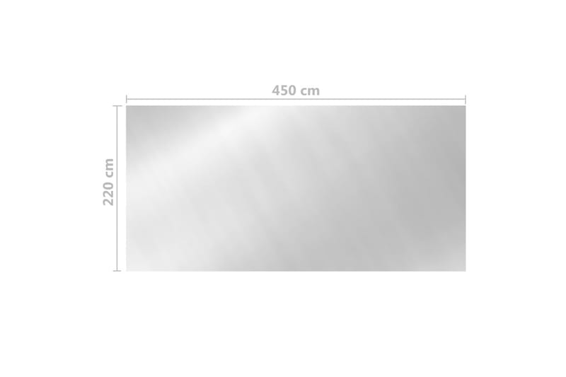 Uima-altaan suoja hopea 450x220 cm PE - Piha & ulkoaltaat - Uima-allas, poreallas & sauna - Uima-allastarvikkeet & poreallastarvikkeet - Muut uima-allastarvikkeet