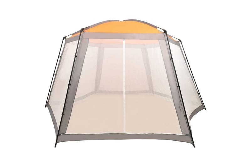 Uima-altaan teltta 660x580x250 cm kangas harmaa - Piha & ulkoaltaat - Uima-allas, poreallas & sauna - Uima-allastarvikkeet & poreallastarvikkeet - Muut uima-allastarvikkeet