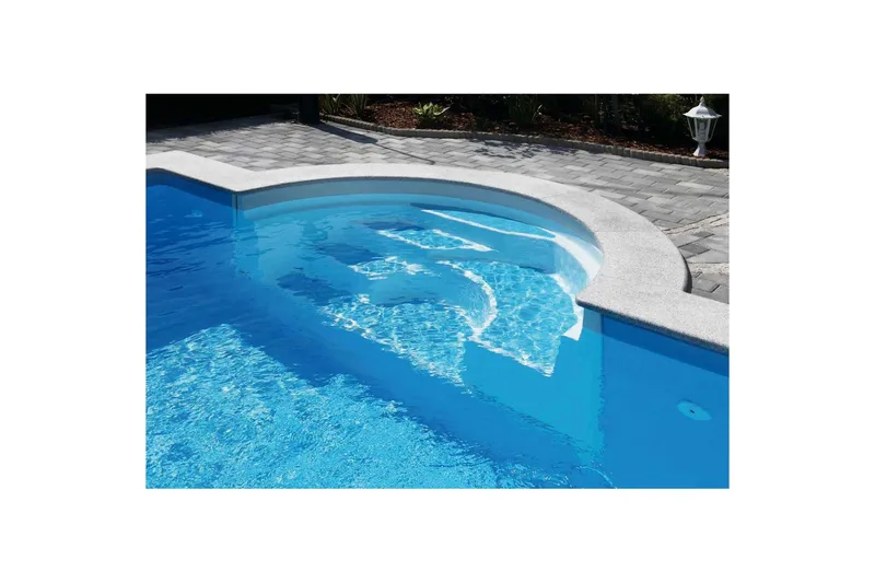 Portaat Planet Pool Malaga 225 Valkoinen - Piha & ulkoaltaat - Uima-allas, poreallas & sauna - Uima-allastarvikkeet & poreallastarvikkeet - Uima-altaan portaat