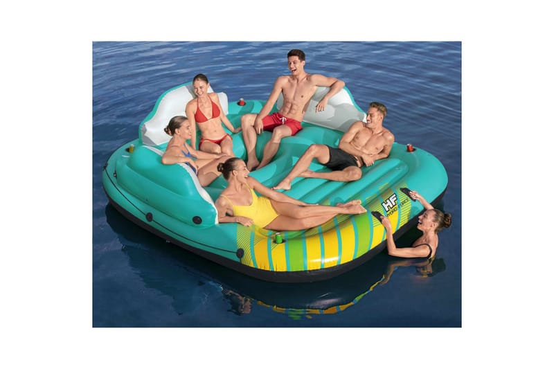 Bestway 5-hengen täytettävä uimapatja saari Sunny Lounge - Piha & ulkoaltaat - Uima-allas, poreallas & sauna - Uima-allastarvikkeet & poreallastarvikkeet - Uima-allaslelut
