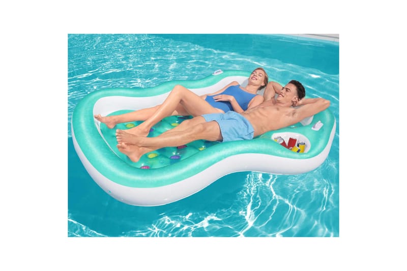 Bestway Double Designer Lounge uimapatja 224x174 cm - Piha & ulkoaltaat - Uima-allas, poreallas & sauna - Uima-allastarvikkeet & poreallastarvikkeet - Uima-allaslelut