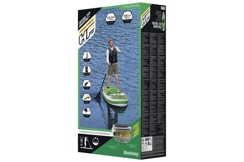 Bestway Hydro-Force Freesoul Tech Convertible täytettävä SUP - Piha & ulkoaltaat - Uima-allas, poreallas & sauna - Uima-allastarvikkeet & poreallastarvikkeet - Uima-allaslelut
