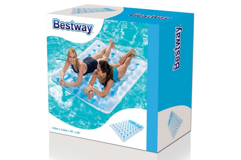 Bestway Ilmatäytteinen uimapatja 2 hlö 43055 - Piha & ulkoaltaat - Uima-allas, poreallas & sauna - Uima-allastarvikkeet & poreallastarvikkeet - Uima-allaslelut