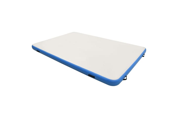 Täytettävä kelluva lautta sinivalkoinen 300x150x15 cm - Uima-allaslelut