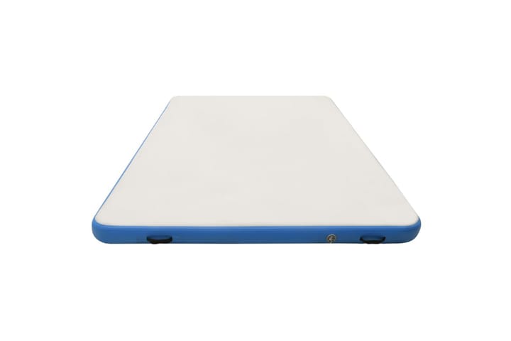 Täytettävä kelluva lautta sinivalkoinen 300x150x15 cm - Uima-allaslelut