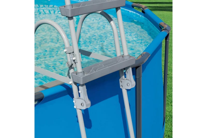 Bestway 4-askeleen uima-altaan turvatikkaat Flowclear 122 cm - Piha & ulkoaltaat - Uima-allas, poreallas & sauna - Uima-allastarvikkeet & poreallastarvikkeet - Uima-altaan portaat