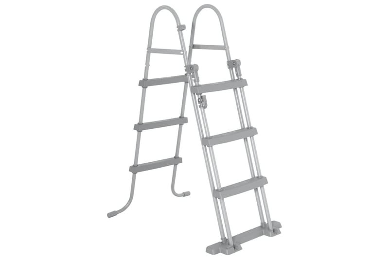 Bestway Flowclear Uima-altaan neliaskelmaiset tikkaat 107 cm - Harmaa - Piha & ulkoaltaat - Uima-allas, poreallas & sauna - Uima-allastarvikkeet & poreallastarvikkeet - Uima-altaan portaat