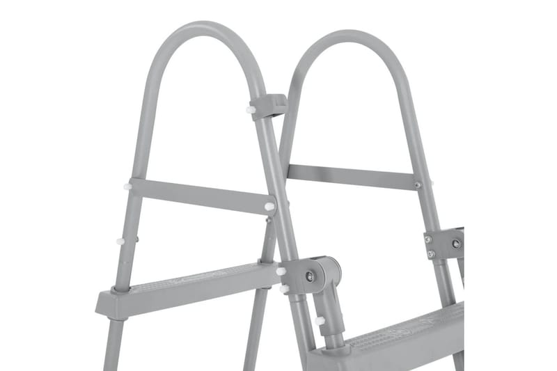 Bestway Flowclear Uima-altaan neliaskelmaiset tikkaat 107 cm - Harmaa - Piha & ulkoaltaat - Uima-allas, poreallas & sauna - Uima-allastarvikkeet & poreallastarvikkeet - Uima-altaan portaat