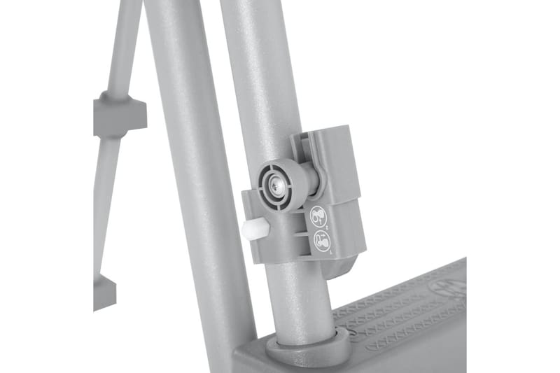 Bestway Flowclear Uima-altaan neliaskelmaiset tikkaat 107 cm - Harmaa - Piha & ulkoaltaat - Uima-allas, poreallas & sauna - Uima-allastarvikkeet & poreallastarvikkeet - Uima-altaan portaat
