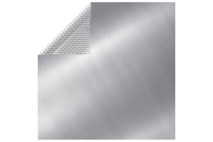 Uima-altaan suoja suorakulmainen 1000x600 cm PE hopea - Hopea - Allassuojat & -vuorit