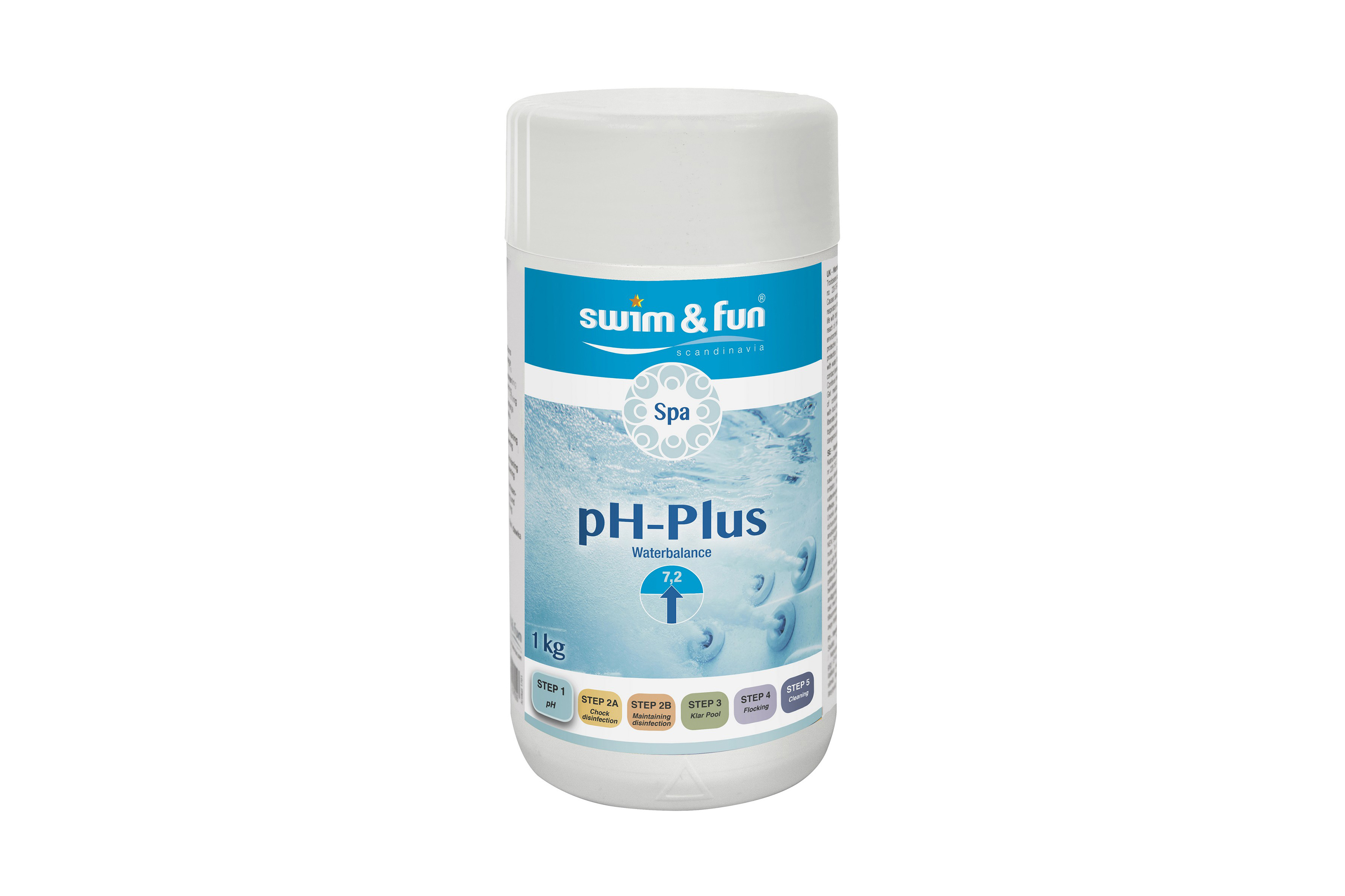 Swim & Fun Ph-Plus SPA 1kg - Sininen/Valkoinen