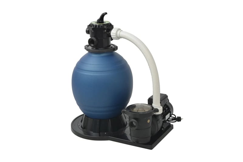 Hiekkasuodatinpumppu 1000 W 16800 l/h XL - Sininen - Piha & ulkoaltaat - Uima-allas, poreallas & sauna - Uima-altaan & porealtaan puhdistus - Hiekkasuodattimet